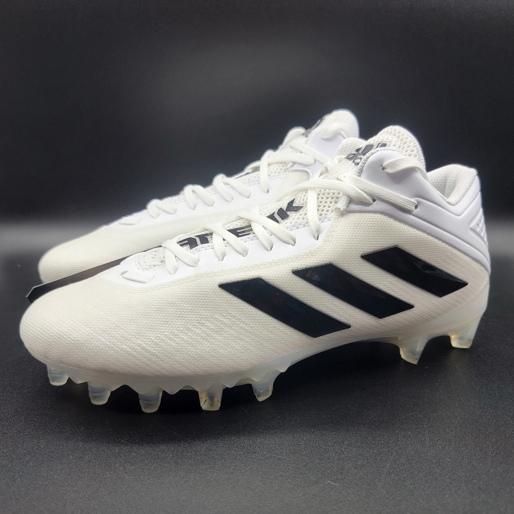 Adidas SM Freak Mid Football Cleats Mens Size 9.5  White Black FX1307 New w/Tags
